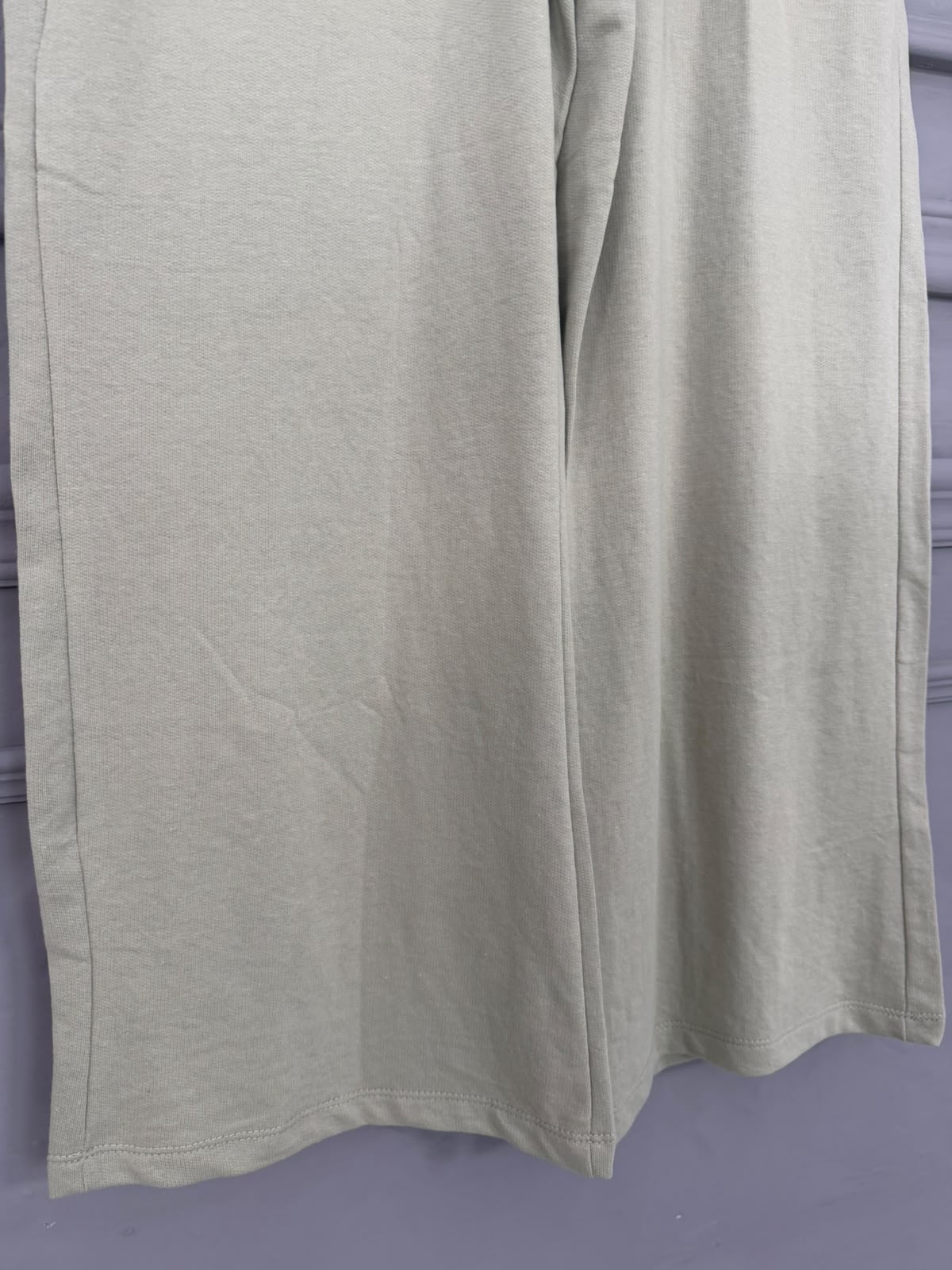 Sage Green Relaxed-Fit Women Trousers