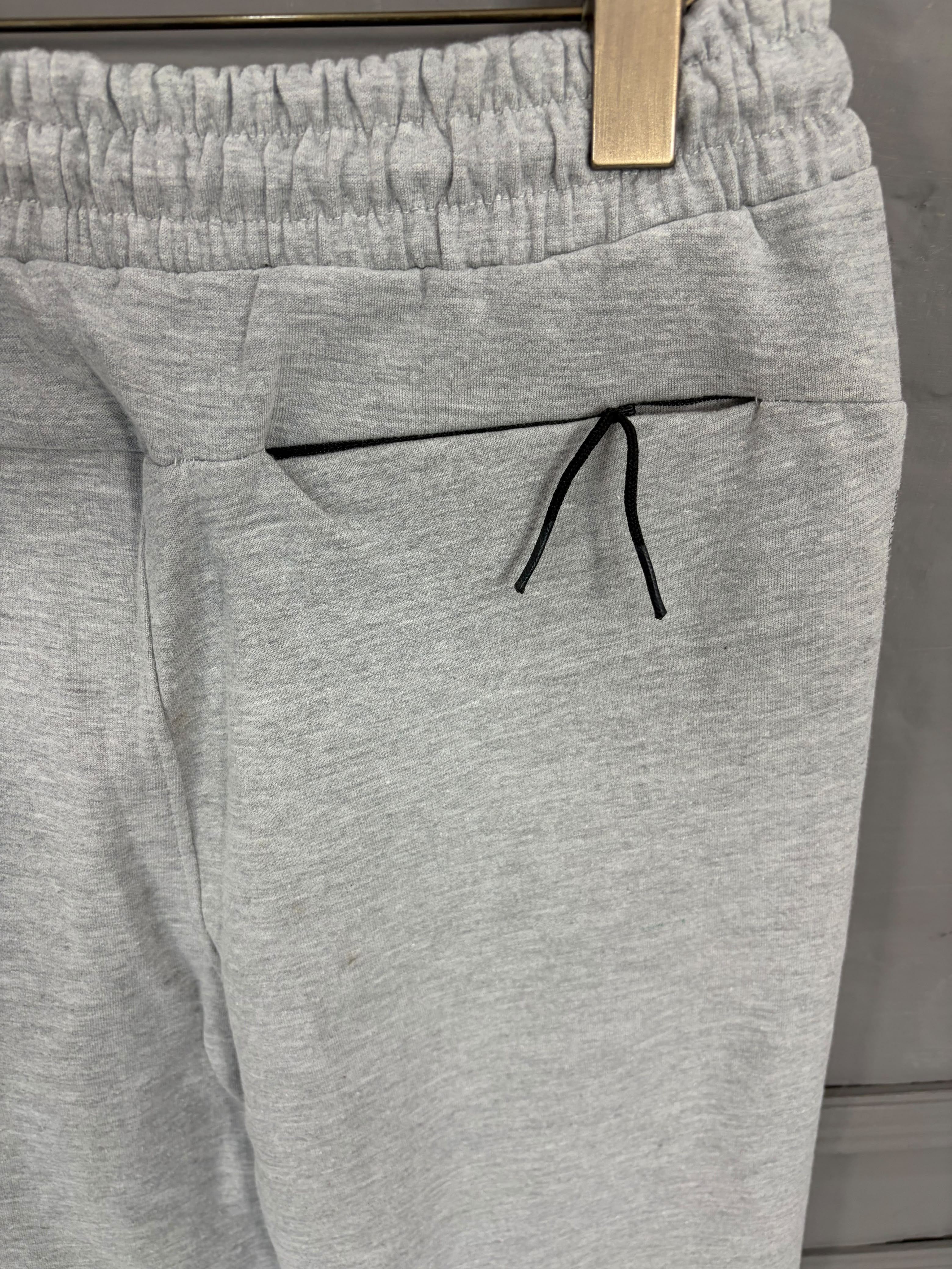 Men’s Essential Grey Zip-Pocket Joggers