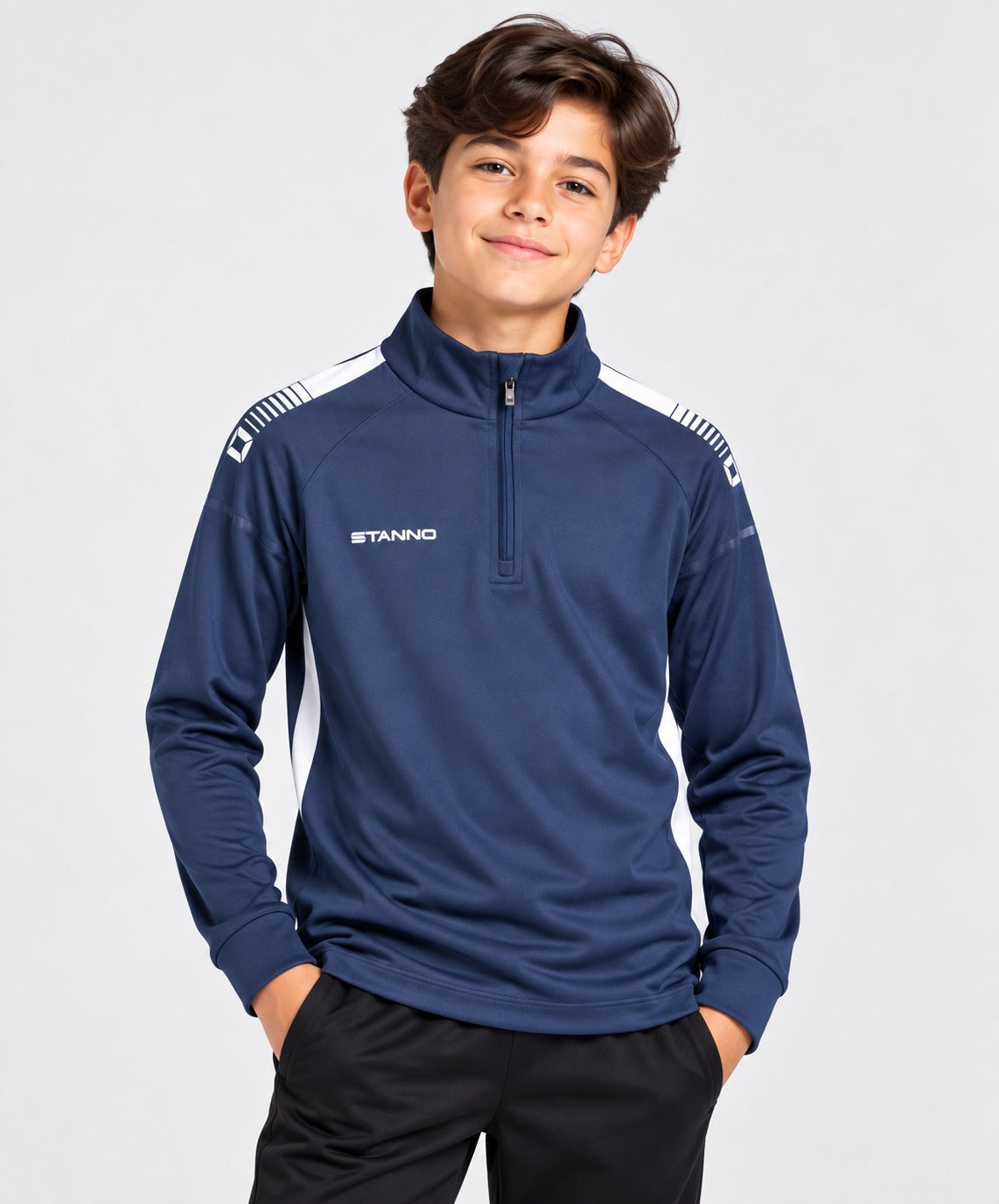 Boys blue Sports Training Pullover
