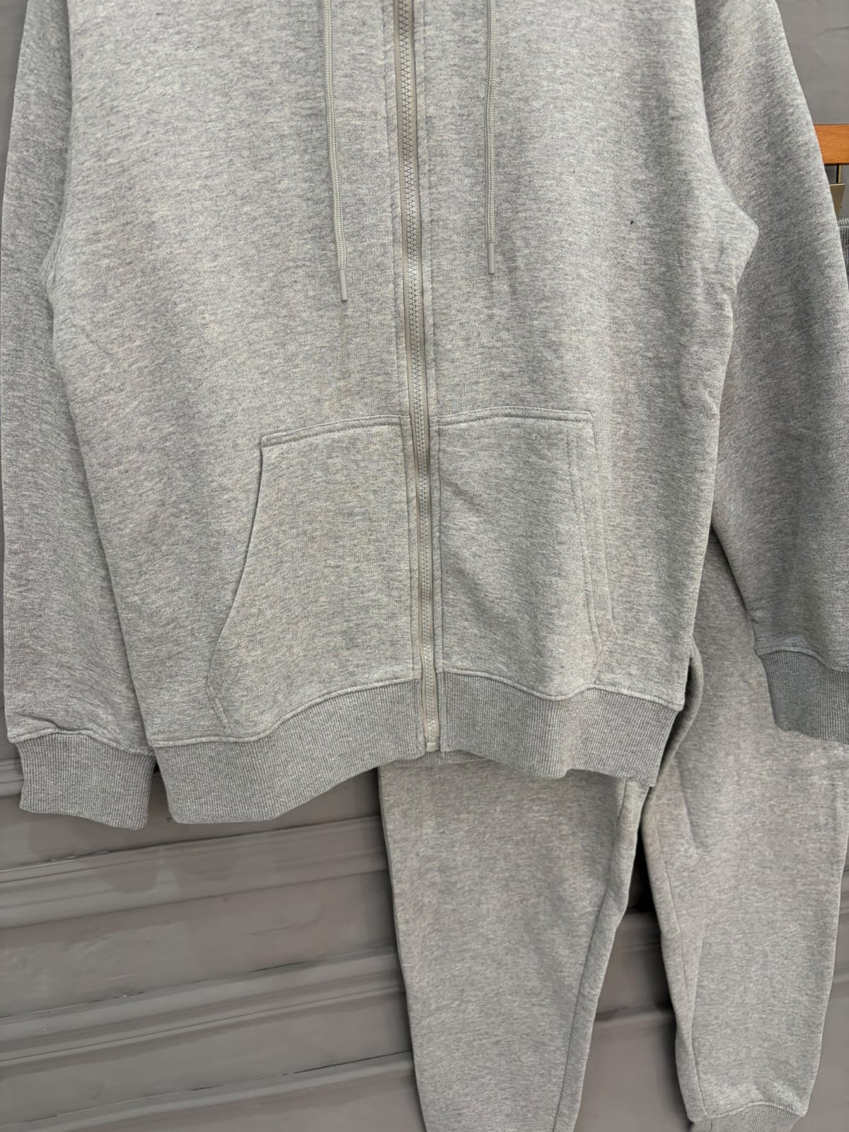 Grey Zip-Up Tracksuit