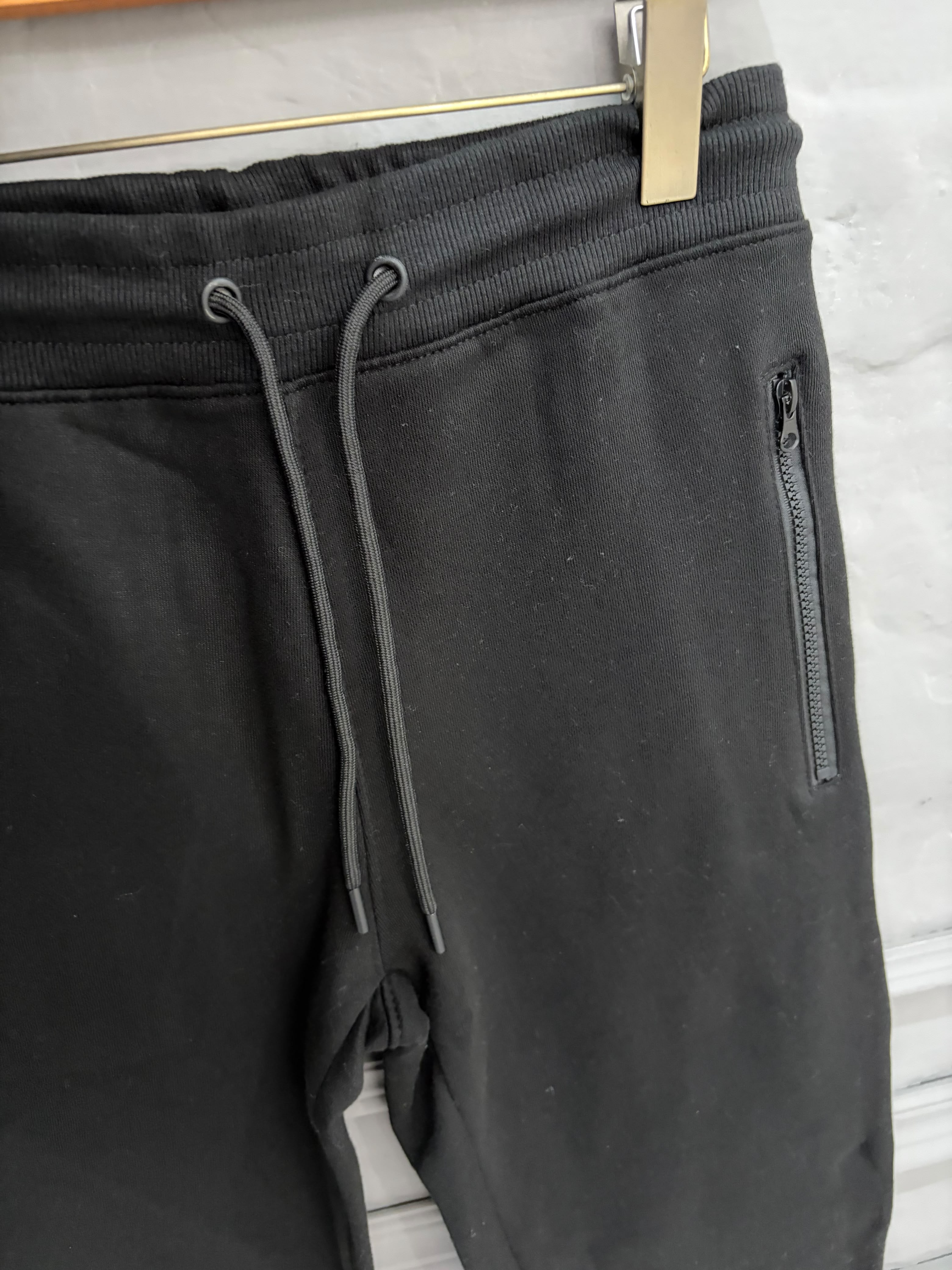 Men Black Zip-Up Tracksuit