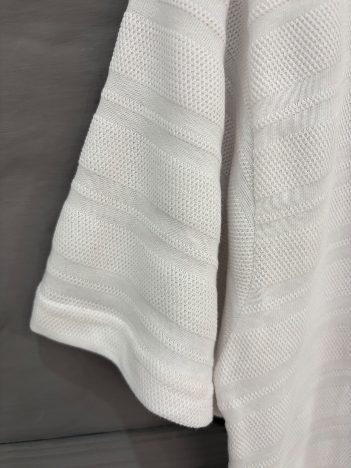 Textured Knit Polo Shirt