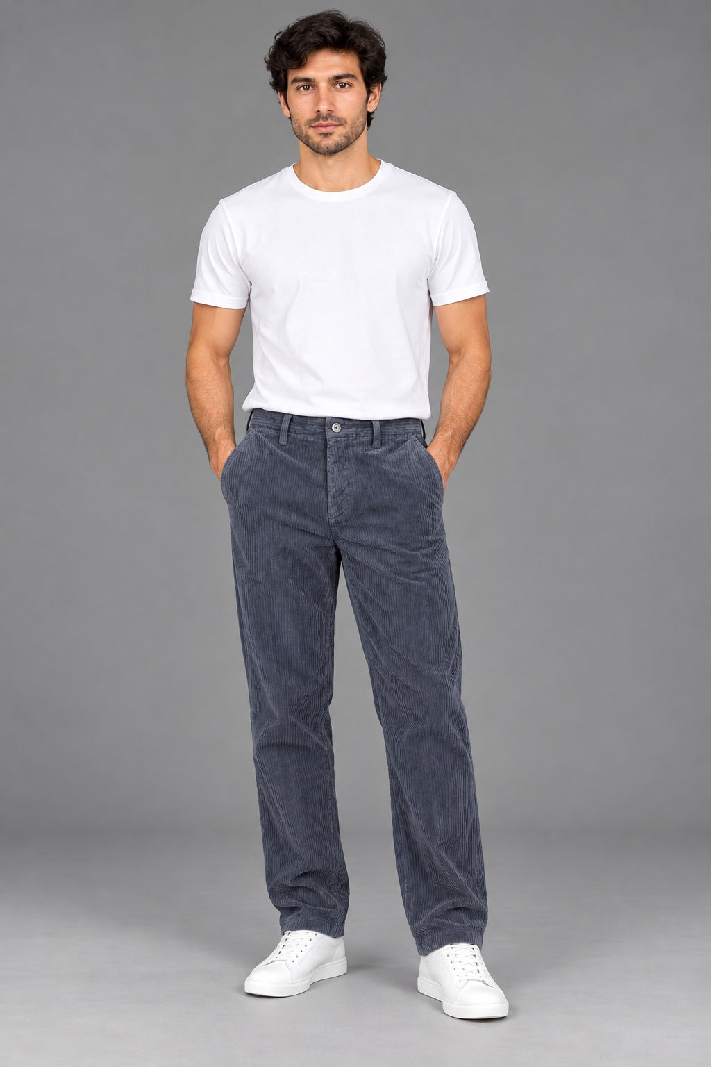 Men's Textured Corduroy Trousers