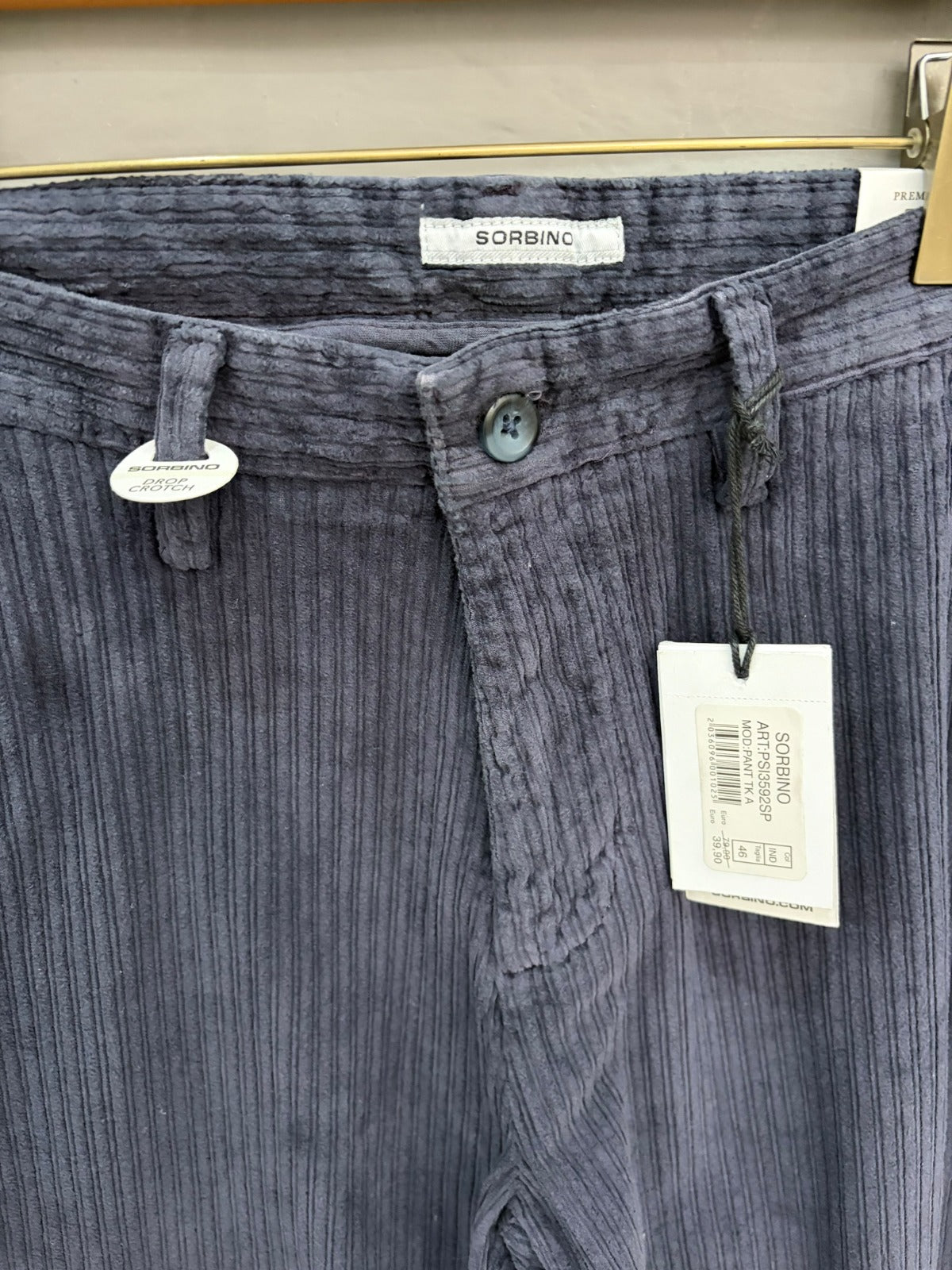 Men's Textured Corduroy Trousers