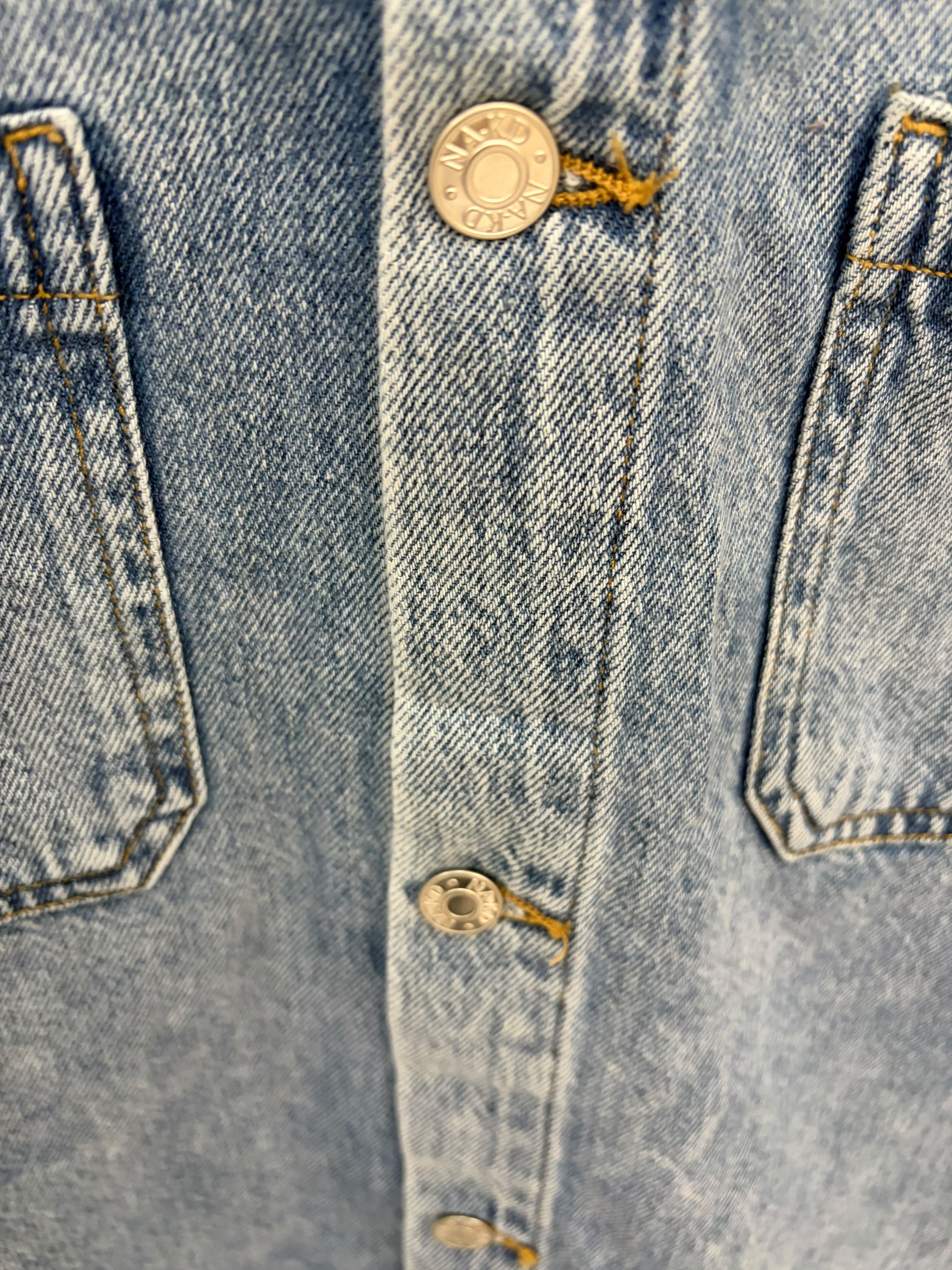 Women's Blue Denim Oversized Jacket