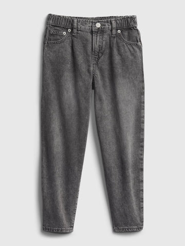 Kids Barrel Jeans with Washwell Gap  026