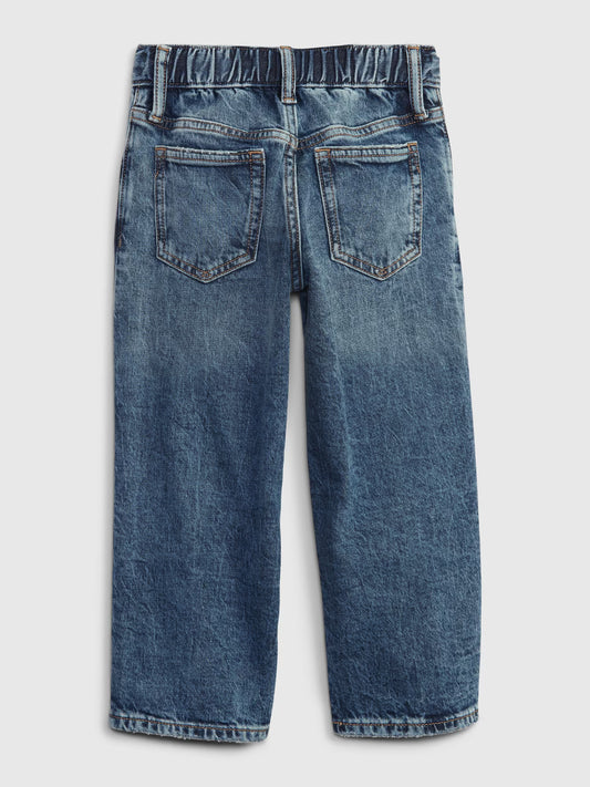 Toddler Organic Cotton '90s Loose Jeans with Washwell 021