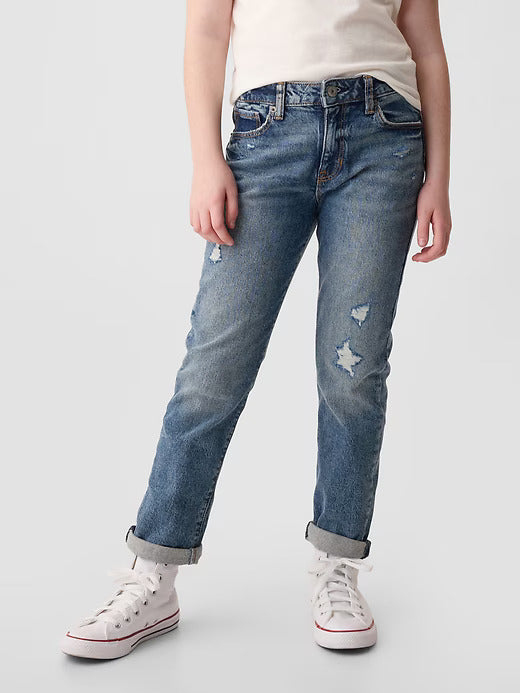 Kids Mid Rise New School Straight Jeans 032