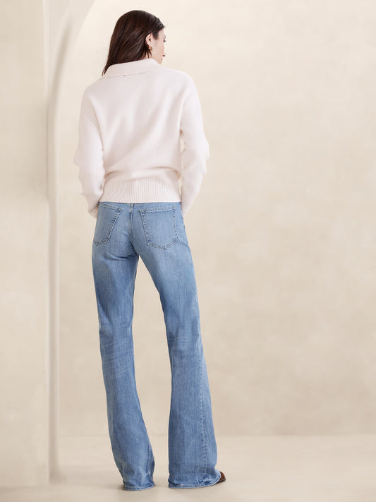 THE RELAXED FLARE JEAN BANANA REPUBLIC (LIGHT WASH)