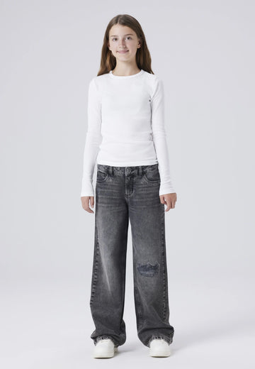 Two Soon - DESTROYED-EFFEKT - Jeans Straight Leg - medium grey denim