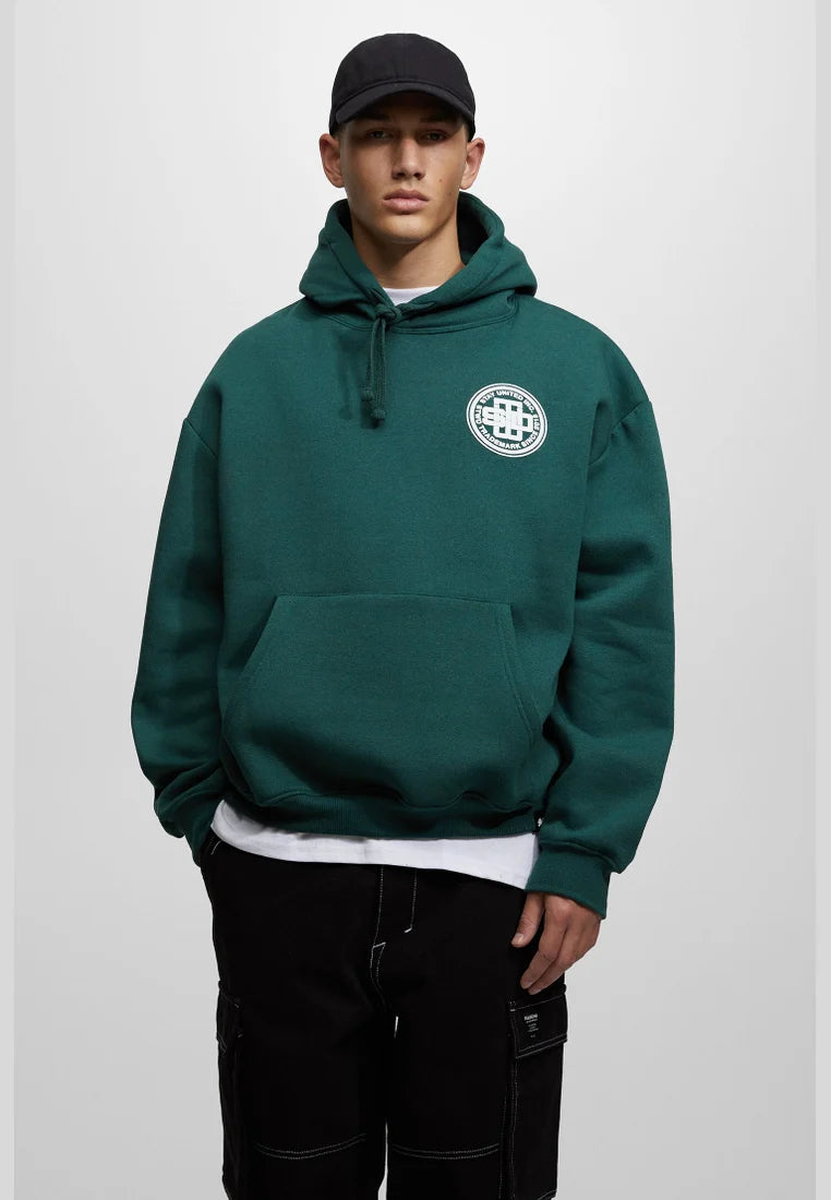 Pull&Bear STWD hoodie in green