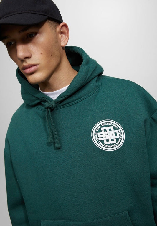 Pull&Bear STWD hoodie in green