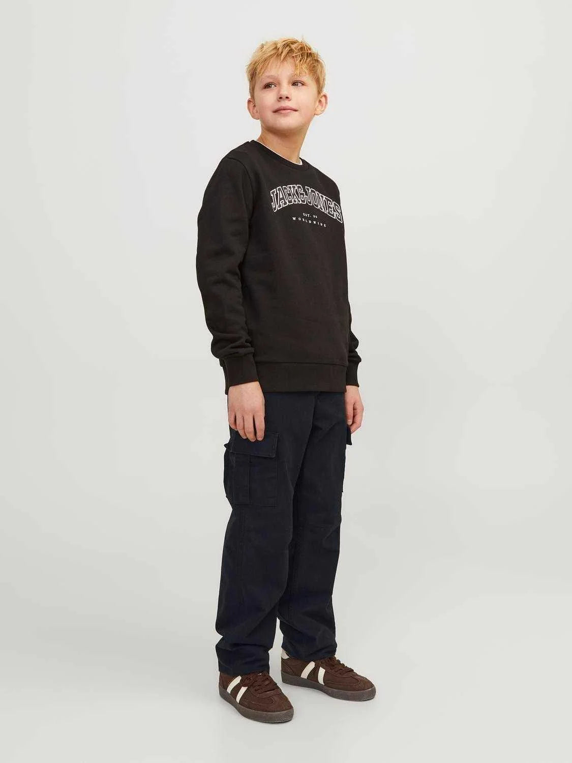 J&J Junior - JPSTKANE JJBARKLEY CARGO PANT NOOS JNR BLACK