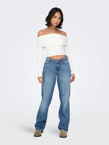 Only - ONLBRITNEY Low waist Straight Fit Jeans 01044