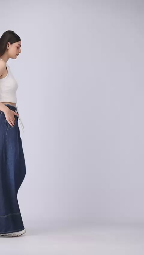 Cloud Fit Denim Women pant plazo