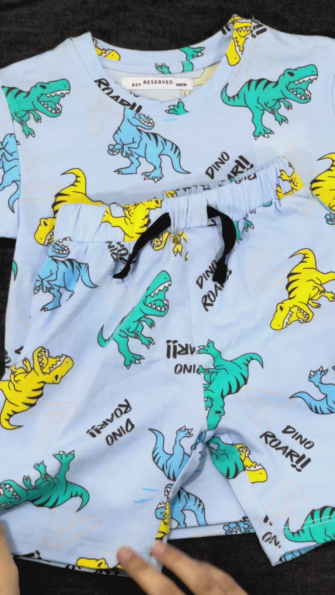 Dino Roar Print Print Co-ord Set